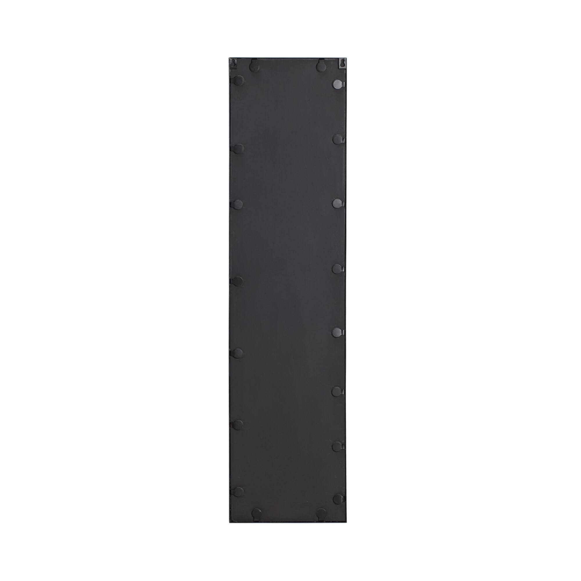 Habitat Trina 48" Black Rectangular Wall Mirror